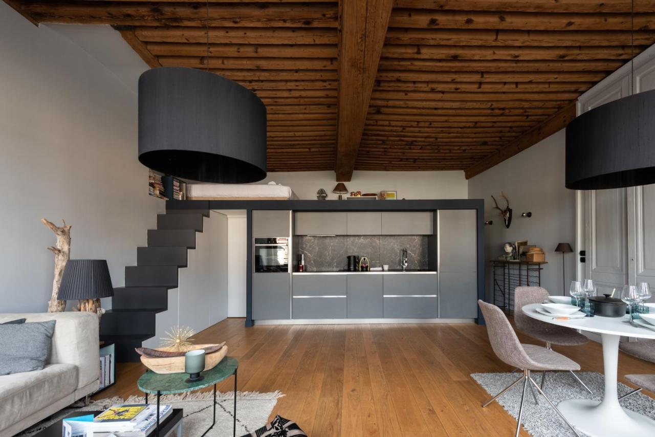 Le Loft Ethnic - Avec Jolie Vue Sur La Saone Apartment Lyon Bagian luar foto